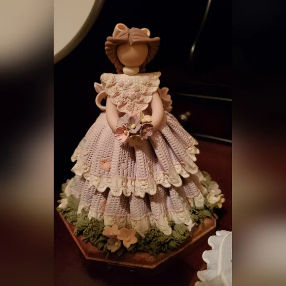 ANTIQUE FACELESS DOLLS HANDMADE DOMINICAN 🇩🇴 REPUBLIC FIGUERINES - Picture 7 of 10